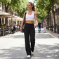 ⏰ 50% TANIEJ! 💕 Damskie Spodnie z Prostymi Nogawkami – Luźny Fason, Wygoda i Styl na Co Dzień! 👖✨