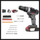 Electric household lithium impact drill kit