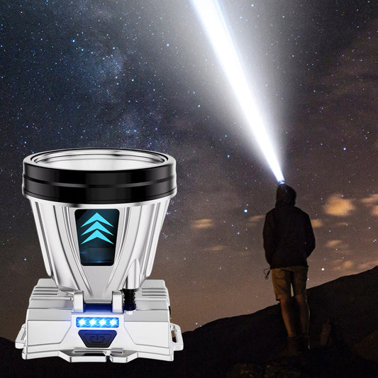 🔦 Ładowalna latarka czołowa – 50% ZNIŻKI! OFERTA LIMITOWANA!🏕️✨Super jasna, duża moc, wygodna i lekka – idealna do biegania, prac nocnych, wędkowania i biwakowania.Twoje ręce wolne – światło zawsze przed Tobą! 🏃‍♂️🎣