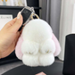 🐰 Ręcznie robione charmsy PomPom w kształcie króliczków (🎁Edycja pudełkowa)