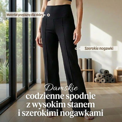 ⏰ 50% TANIEJ! 💕 Damskie Spodnie z Prostymi Nogawkami – Luźny Fason, Wygoda i Styl na Co Dzień! 👖✨