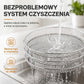 🍎 SUSZ, ODWADNIAJ I UKŁADAJ — WSZYSTKO W JEDNYM MIEJSCU! Wielopoziomowy stojak do frytkownicy beztłuszczowej ze stali nierdzewnej