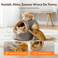 🐈Ciepła zimowa pluszowa buda dla kota i psa🐕