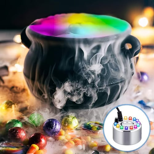 🌫️ Ultradźwiękowy wytwarzacz mgły 12 LED – 50% ZNIŻKI! KUP 2 → 1 GRATIS! OFERTA LIMITOWANA! 💡Tworzy gęstą, efektowną mgłę z kolorowym oświetleniem LED – idealny na Halloween, imprezy i dekoracje.✨ Cichy, bezpieczny i łatwy w użyciu! 🎃