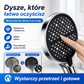 🚿 Regulowana głowica prysznicowa wysokociśnieniowa z efektem deszczu – luksusowa kąpiel w Twoim domu! ☁️💧✨