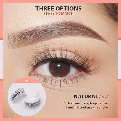 👍Buy 2 Get 1 Free  Waterproof & Reusable Self-Adhesive Eyelashes