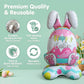 🎁 Wielkanocna promocja dla wczesnych ptaszków 🐰 Ogromny 3D stojący balon z królikiem – samodzielnie stojący, tworzy świąteczny nastrój