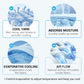 ❄️ Zachowaj chłód natychmiast gdziekolwiek – Przenośny, wielokrotnego użytku ręcznik chłodzący – Za pobraniem 🌞