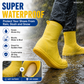 🧥 Grube wodoodporne nakładki na buty – odporne na ścieranie i idealne na deszczowe dni! ☔👟