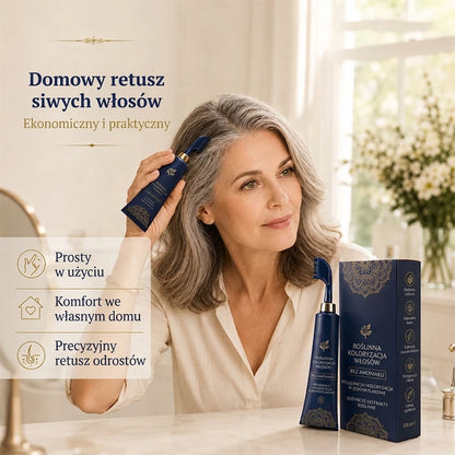 ⏳Oferta specjalna ograniczona czasowo⏰Grzebień do ziołowej farby do włosów do użytku domowego