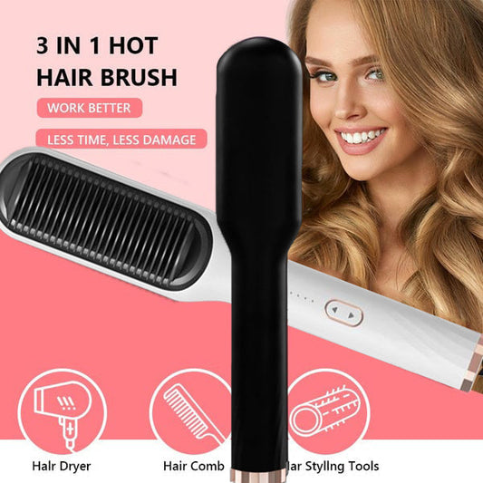 🔥Hot Sale 50% OFF💥Negative Ion Hair Straightener Styling Comb💇‍♀