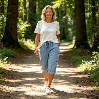 👖 Letnie Damskie Spodnie Capri z Koronkowymi Wycięciami – Lekkie Zwiewne i Pełne Wdzięku! ☀️🌸