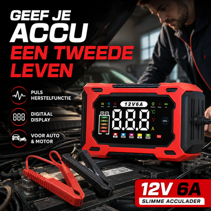 🔋 Nie wyrzucaj jeszcze starego akumulatora! Inteligentna ładowarka 12 V z regeneracją impulsową przywraca życie słabym akumulatorom – z cyfrowym wyświetlaczem.
