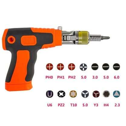 Magnetic Ratchet Screwdriver Set