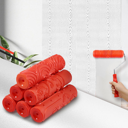 🔥42%OFF🔥Embossing Texture Patterned Paint Roller for Wall Decoration