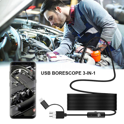 🔍 Kamera endoskopowa 3-w-1 USB – sprawdź, czego nie widać gołym okiem! 🔧📱💻