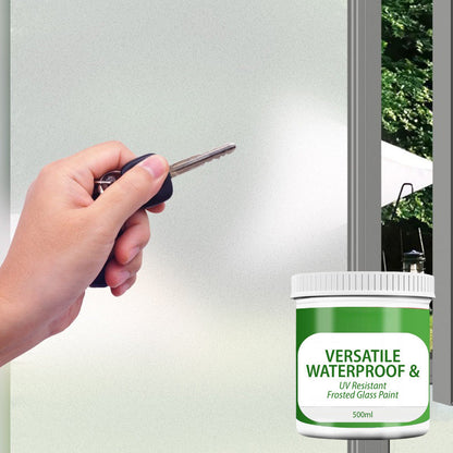 Versatile Waterproof & UV Resistant Frosted Glass Paint
