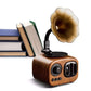 Retro Wooden Phonograph Bluetooth Speaker