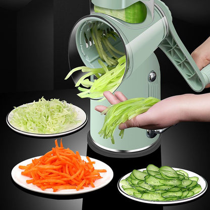 Kitchen Mandoline Vegetable Grater With 5 Interchangeable Blades