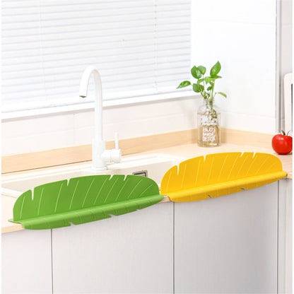 Banana Leaf Shape Silicone Sink Splash Guard