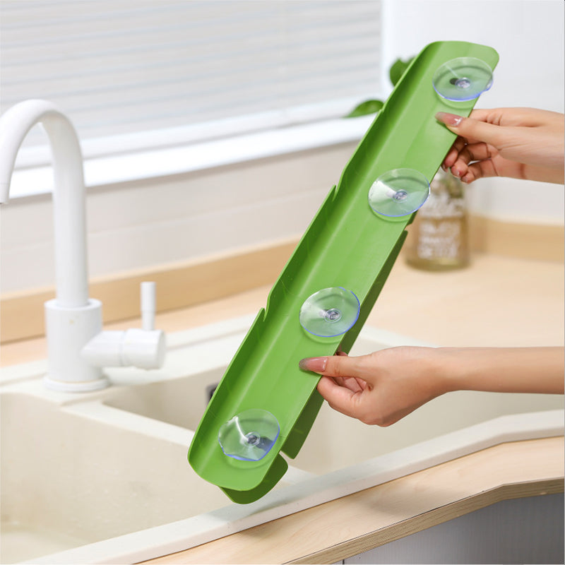 Banana Leaf Shape Silicone Sink Splash Guard