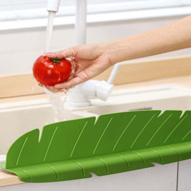 Banana Leaf Shape Silicone Sink Splash Guard