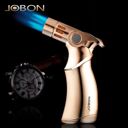 🚀Windproof straight torch blue flame lighter