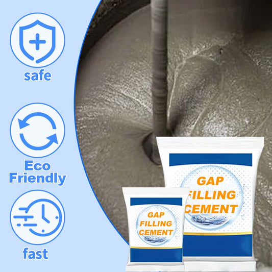 Quick-Dry Cement for Gap Filling and Leak Sealing