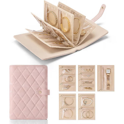 ⏳50% TANIEJ! 👜Organizer na biżuterię z ekologicznej skóry PU 🎀 | Wysoka jakość, elegancki wygląd