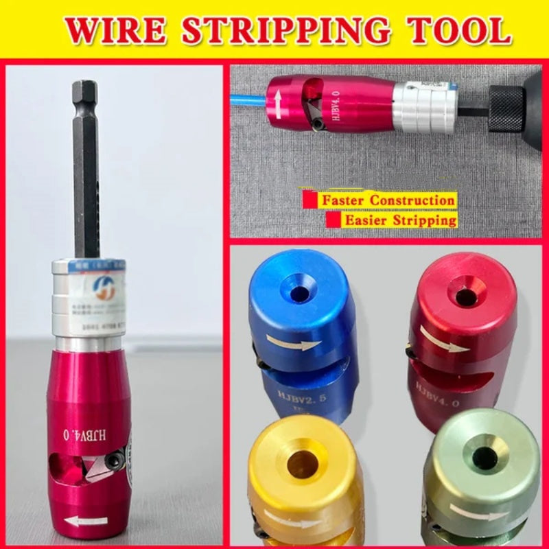 Efficient Wire Stripping & Twisting Tool Set