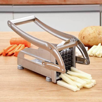 🥔 50% ZNIŻKI! 🔪 Krajalnica do ziemniaków i ogórków – ostrze ze stali nierdzewnej, przyssawka i łatwe czyszczenie 🥒