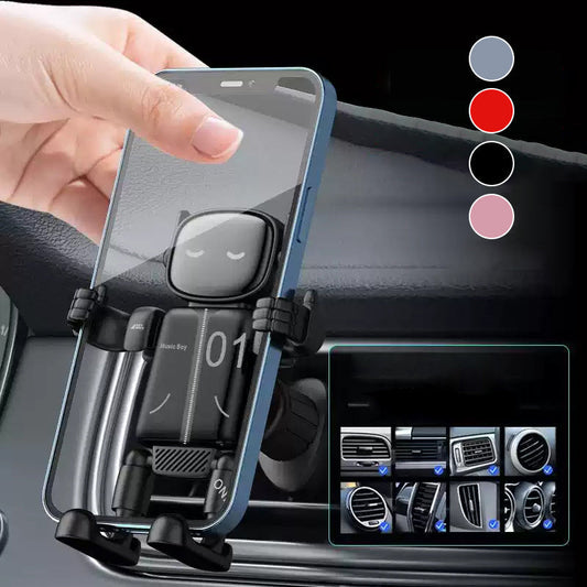📱 Błyskawicznie zamocuj telefon! Robotyczny uchwyt samochodowy obracany o 360° – stabilnie i wygodnie! 🚗✨