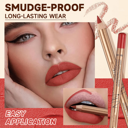 👄 KUP 2, A TRZECI DOSTANIESZ GRATIS! 💄 Zestaw 12 kredek do ust odpornych na rozmazywanie – trwałe, kremowe i wodoodporne – idealne do codziennego makijażu lub profesjonalnych stylizacji 🎨