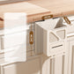 🧺 Składany wiszący kosz na śmieci kuchenny – oszczędza miejsce, trzyma się drzwiczek i ułatwia segregowanie bez bałaganu! ♻️🚪✨