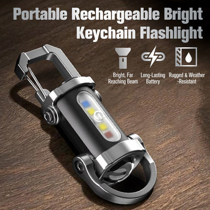 🎁【1+1 GRATIS!】🔦 Przenośna, ładowalna latarka do breloczka – mała, jasna i zawsze pod ręką! ✨🔋
