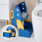 【🎁 Oferta ograniczona – 50% zniżki!】🚽 Siedzisko toaletowe dla dzieci z drabinką – pomoc w nauce korzystania z toalety, siedzisko z wyściółką z PU, z regulacją wysokości i składane
