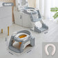 【🎁 Oferta ograniczona – 50% zniżki!】🚽 Siedzisko toaletowe dla dzieci z drabinką – pomoc w nauce korzystania z toalety, siedzisko z wyściółką z PU, z regulacją wysokości i składane