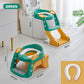 【🎁 Oferta ograniczona – 50% zniżki!】🚽 Siedzisko toaletowe dla dzieci z drabinką – pomoc w nauce korzystania z toalety, siedzisko z wyściółką z PU, z regulacją wysokości i składane