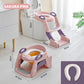 【🎁 Oferta ograniczona – 50% zniżki!】🚽 Siedzisko toaletowe dla dzieci z drabinką – pomoc w nauce korzystania z toalety, siedzisko z wyściółką z PU, z regulacją wysokości i składane