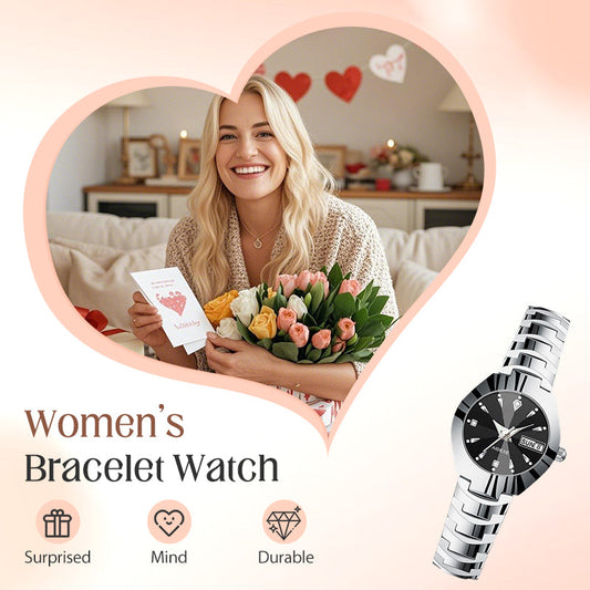⌚ Elegancki i wodoodporny zegarek damski – z podświetleniem tarczy, aby widzieć godzinę nawet w ciemności! ✨🌙