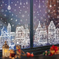 🎅Wczesne oferty świąteczne – 50% ZNIŻKI🎄Zestaw naklejek okiennych z wioską świąteczną
