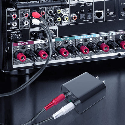 Adapter audio odbiornik Bluetooth 5.0 – Bezprzewodowe przesyłanie dźwięku, jakość Hi-Fi i podłącz i używaj