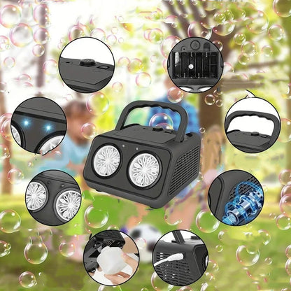 🫧 Limitowana oferta: 50% zniżki na przenośną maszynę do baniek mydlanych z wieloma otworami
