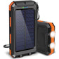 Zewnętrzna bateria słoneczna 10000 mAh, ładowarka solarna z podwójną lampą LED – powerbank na podróż i camping 🔋☀️🏕️✨ #TOP PICKS
