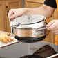 🥘Frytkownica ze stali nierdzewnej z regulacją temperatury - umożliwiająca łatwe smażenie pysznych potraw✨