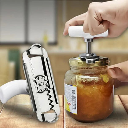 🎁 Kup 1 – drugi gratis! 🥫 Otwieracz do Puszek z Regulowanym Uchwytem – Dopasujesz do Każdej Puszki i Otworzysz Bez Wysiłku! 🔧✨