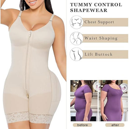 💃 Damski Gorset Modelujący Brzuch i Unoszący Pośladki – Wymarzona Sylwetka w Sekundę! ✨🔥