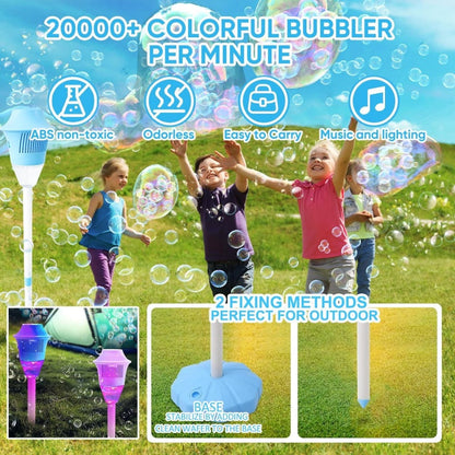 🥰 Prezent dla dziecka! 🎁 Maszyna do Baniek Mydlanych z Podstawką – Magiczna Zabawa na Świeżym Powietrzu! ✨💨