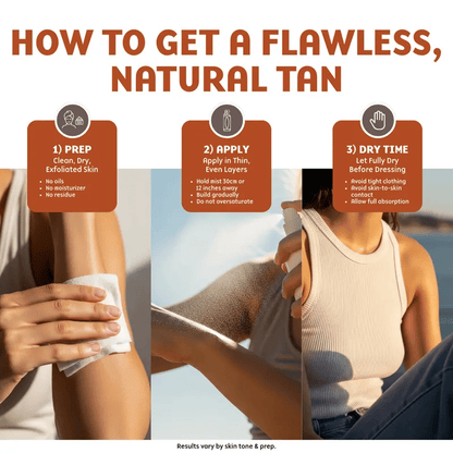 ⏰ 50% TANIEJ! 🔥 Nawilżający Spray Brązujący – Naturalny Równomierny Opalenizny Blask! ✨🌞