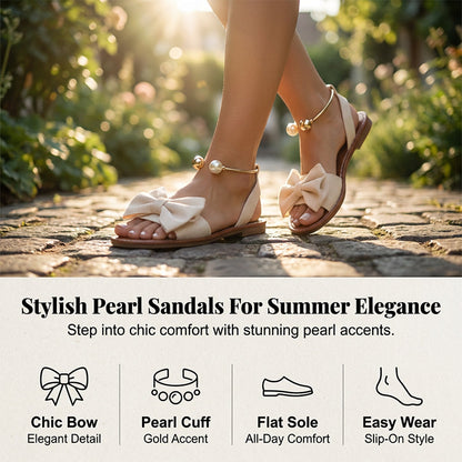 👡 Eleganckie sandały z paskami wokół kostki i perełkami – dodadzą Twoim stylizacjom wyrafinowania i blasku! ✨🌸